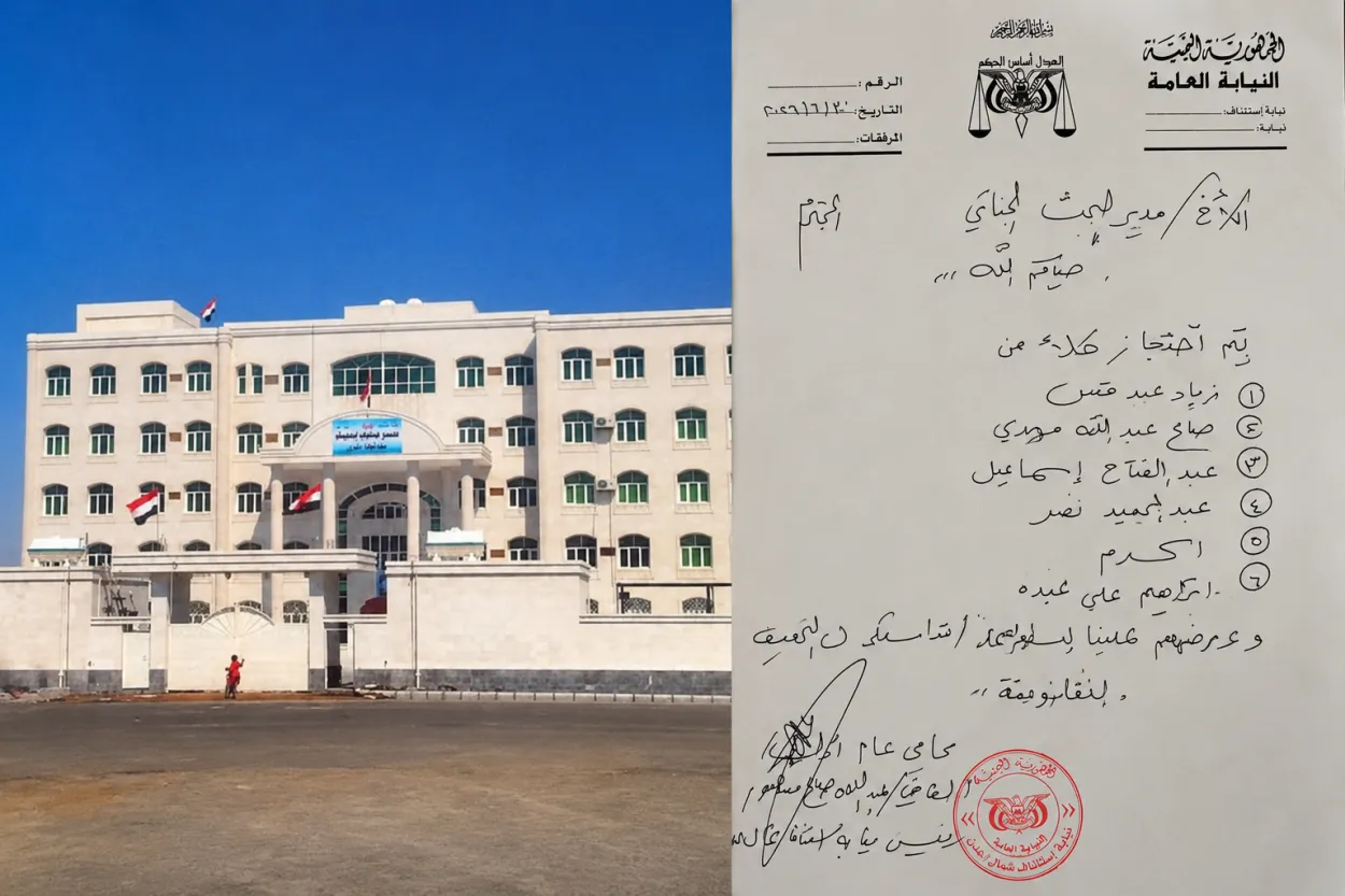 أمر قضائي في عدن بضبط 6 أفراد من وحدة حماية الأراضي بتهمة احتجاز وكيل نيابة الأموال العامة بلحج
