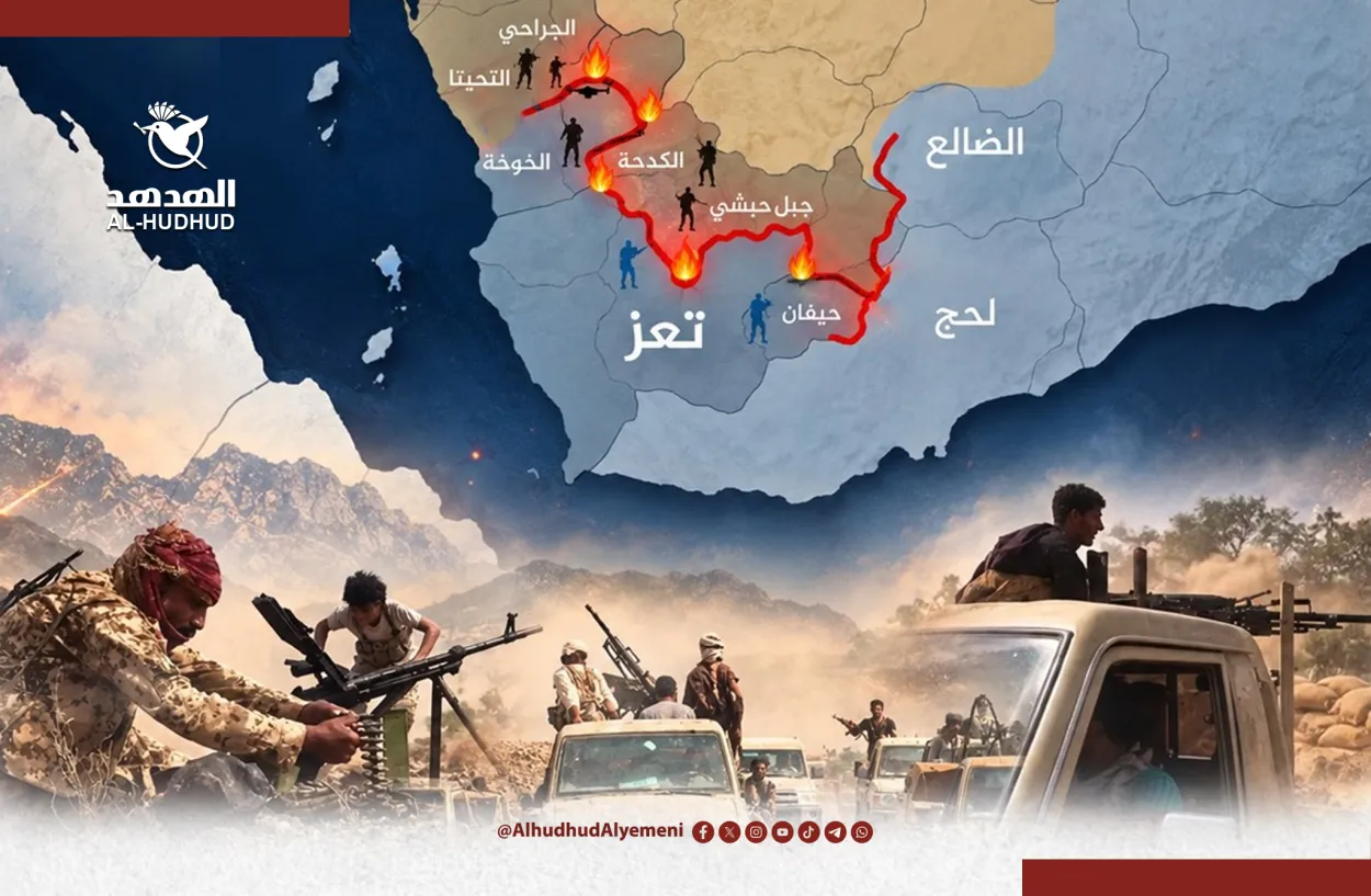 احتدام المعارك على أكثر من محور.. "الهدهد" ترصد خارطة النيران من الكدحة والبرح إلى الضباب والساحل الغربي