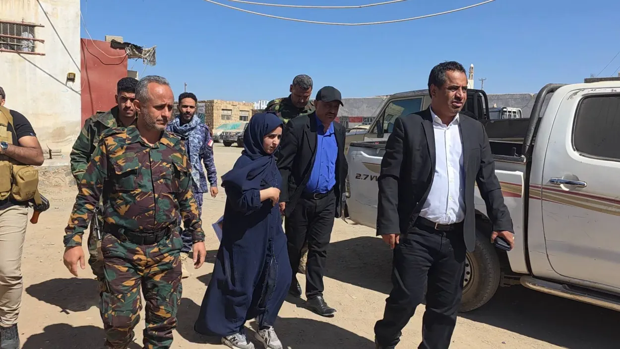 فريق اللجنة الوطنية يطلع على أوضاع محتجزين 