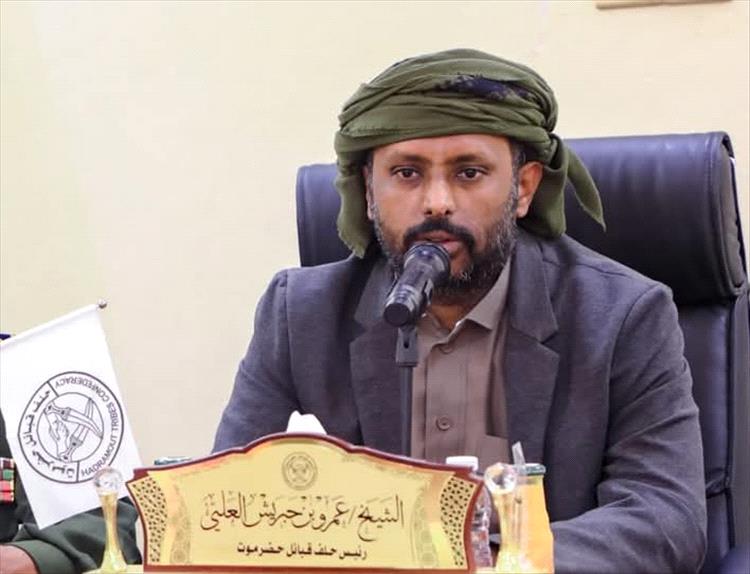 الشيخ بن حبريش: ثابتون في مواقعنا ومستمرون في النضال حتى خروج المليشيات من حضرموت