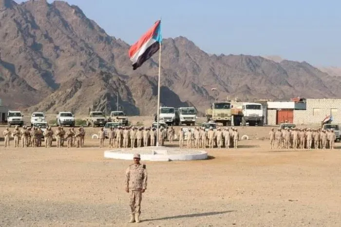 صورة إرشيفية لمعسكر لواء بارشيد في المكلا