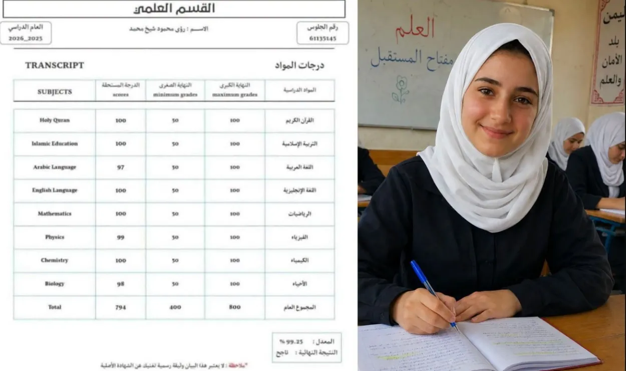 انتقادات لاستبعاد طالبة سورية من أوائل الثانوية العامة في المهرة وعموم الجمهورية