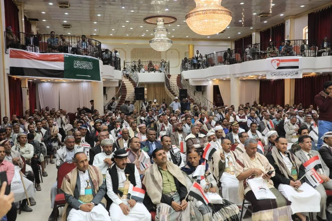 من اللقاء الموسع لمشائخ جبل حبشي ومقبنة 